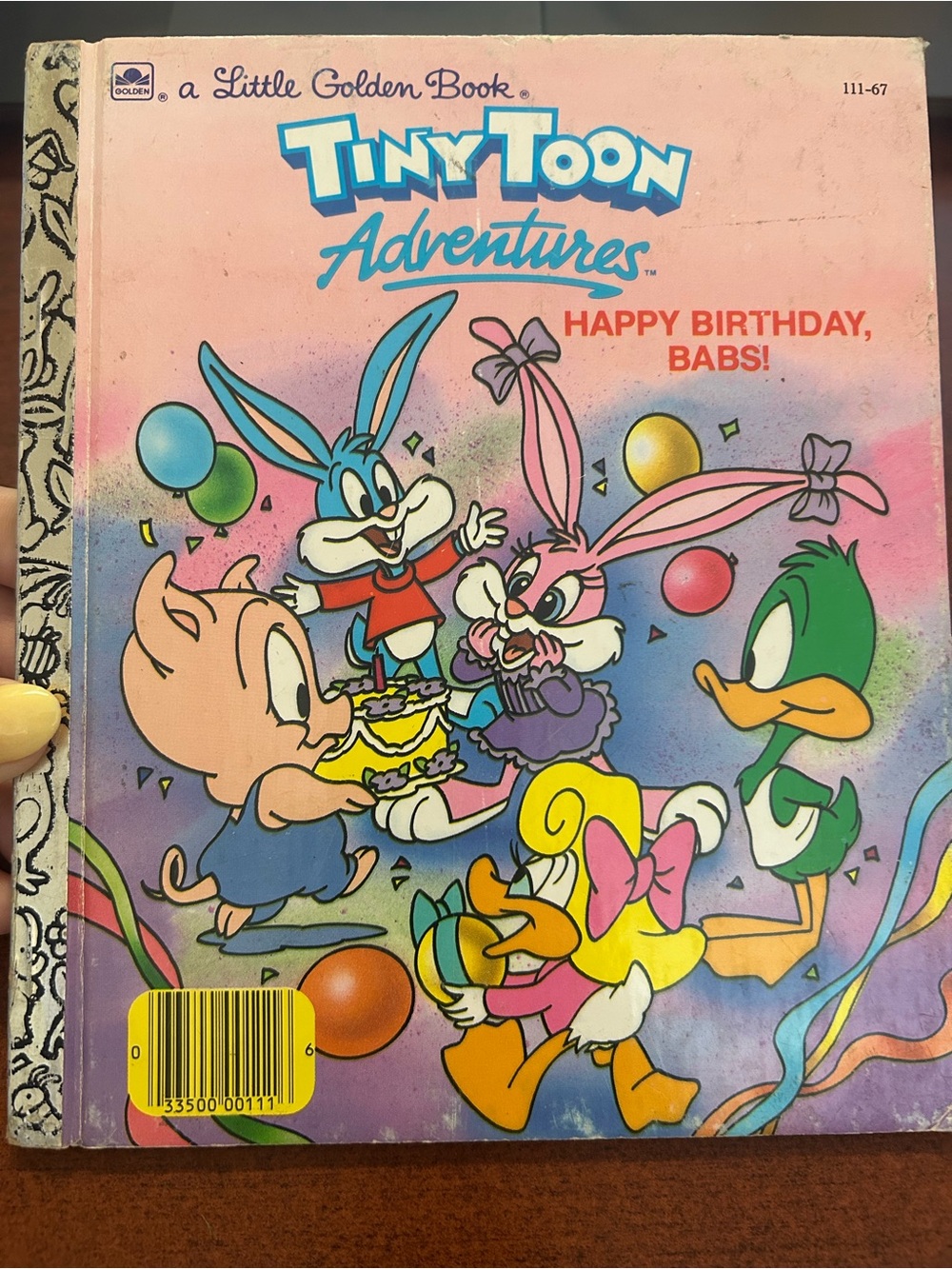 Vintage Tiny Toon Adventures Happy Birthday, Babs! Little Golden Book